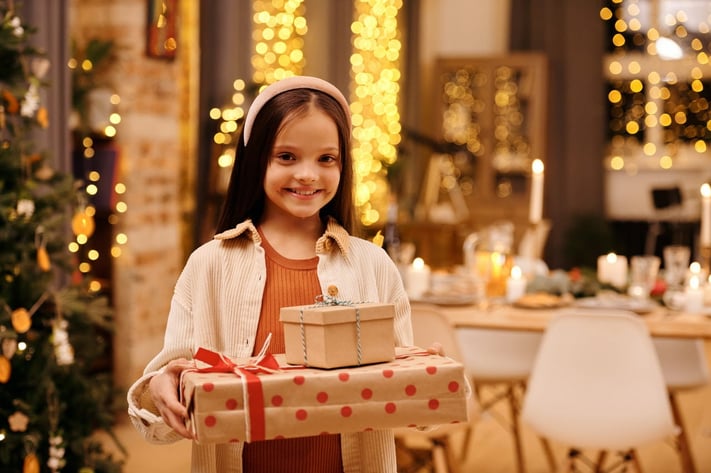 Cartes de vœux de Noël en anglais pour enfants