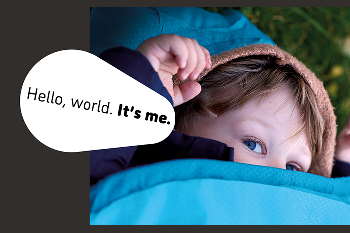 La nouvelle campagne de Kids&Us: Hello, world. It's me.